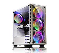 Kolink Observatory White -Case RGB Mid-Tower ATX Bianco (SECC 1mm)- per PC Gaming con Pannello Frontale e Laterale in Vetro temperato