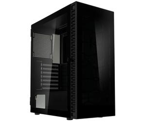 Kolink Osservatorio HF Vetro Core Midi Tower Custodia - Nero Nessun Ventole