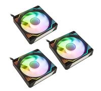 Kolink Umbra X 120mm ARGB High Performance PWM Fan Triple Pack - Black