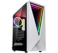 Kolink VOID WHITE unité centrale Midi Tower Noir, Blanc