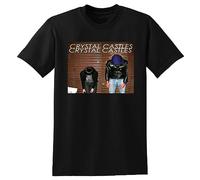 KOLITY Crystal Castles T Shirt Self Titled Vinyl CD Cover Small Medium Large Black L
