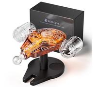 Kollea Set di decanter per whisky con nave da guerra spaziale, edizione limitata, dispenser per whisky per bar di casa, fantastici regali di compleanno per uomini, papà, lui, divertenti regali