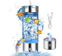 Kollecktiv Generatore di Idrogenata,Ricco di Idrogeno Acqua Ioni Generatore,Portatile Tazza Ricca di Idrogeno Bottiglia D'Acqua Ricca di Idrogeno Creatore di Ioni Filtro,Ionizzatore D'Acqua In Vetro