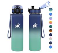 KollyKolla Borraccia Termica 1L, Borracce Termiche, Bottiglia Termica Riutilizzabile, Bottiglia Acqua a Prova di Perdite, senza BPA, Borraccia per Viaggi, Scuola, Sport, Ciclismo, Campeggio