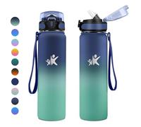 KollyKolla Borraccia Termica 1L, Borracce Termiche con Cannuccia, Bottiglia Termica Riutilizzabile, Bottiglia Acqua a Prova di Perdite, senza BPA, Borraccia per Viaggi, Scuola, Sport, Ciclismo