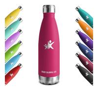 KollyKolla Borraccia Termica 750ml, Bottiglia Acqua in Acciaio Inox, Borracce Termiche, Riutilizzabile, Termos senza BPA, Bottiglia Termica Metallo per Sportiva, Adulto, Scuola, Palestra, Viaggi