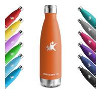 KollyKolla Borraccia Termica Bambini, 500ml, Bottiglia Acqua in Acciaio Inox, Borracce Termiche Sottovuoto a Doppia Parete, Termos senza Perdite, Bottiglia Termica, Sportiva, Scuola, Palestra, Ufficio
