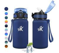 KollyKolla Bottiglia Termica 500ml, Borraccia con Cannuccia, senza BPA, Borraccia Termica a Prova di Perdite, Doppia Parete, Bottiglia Termica per Ragazzi, Ragazze, Palestra, Outdoor, l'école