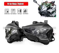 Kolmio-Lam Fit Eurowagens Kawasaki Ninja 7 Luce Anteriore ibrida Faro per Moto