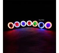 KOLMIO-LAM Fit Per Kawasaki Z1000 ZR1000 Moto Fari HID Blu Bianco