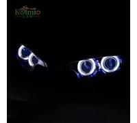 Kolmio-LAM Fit YAMAHA YZF-R6 Moto Demone Occhio D'Angelo HID Bianco Blu
