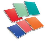 PIGNA - 02155605M - Maxiquaderno spiralato Monocromo - A5 - 5 mm - s-fori - 70 fogli - 80 gr - Pigna - 97625 - Conf. da 5 Pz. - 02155605M