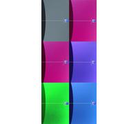Kolonotatnik A5 Oxford w kratke 90 kartek My Colours mix