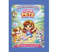 Koloring with Kenzie Cute Pets Coloring Book