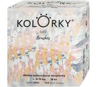 Kolorky Day Brushes pannolini ECO usa e getta taglia S 8-13 Kg 19 pz