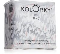 Kolorky Day Hearts pannolini ECO usa e getta taglia M 5-8 Kg 21 pz