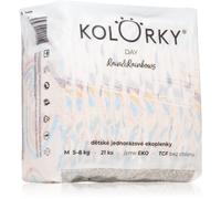 Kolorky Day Rain&Rainbow pannolini ECO usa e getta taglia M 5-8 Kg 21 pz