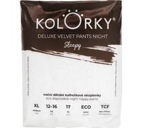 Kolorky Deluxe Velvet Pants Night Sleepy pannolini a mutandina usa e getta per la notte XL 12-16 kg 17 pz