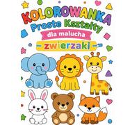 Kolorowanka Proste kształty dla malucha zwierzaki