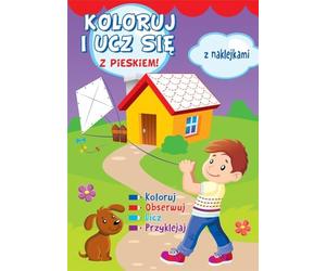 Koloruj i ucz się z pieskiem!