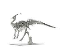 kolotesame Parasaurus - Modello di lupo in metallo 3D per adulti kit di costruzione fai da te di scheletro di dinosauro modello di puzzle per uomini o regalo per appassionati di costruzioni 3D
