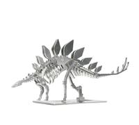 Kolotesame Stegosaurus - Modello di lupo in metallo 3D per adulti, kit di costruzione fai da te di scheletro di dinosauro, modello di puzzle per uomini o regalo per appassionati di costruzioni 3D