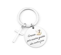 Kolovki Regalo per Sacerdote, Idea Regalo per Padre Parroco, Dono di Apprezzamento Cattolico, Regalo per Anniversario di Ordinazione, Portachiavi Uomo Personalizzati,Originale Idea Regalo per Parroco