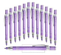 KOLOWKO Penna stilo personalizzata 2 in 1, fino a 1000 penne personalizzate all'ingrosso per scrivere il vostro nome, testo, messaggio 2 in 1 penna a sfera per affari, laurea, anniversario