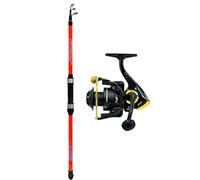Kolpo combo pesca a fondo in mare lago e fiume con canna + mulinello e filo