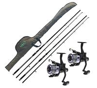 kolpo Combo Pesca Carpfishing 2 Canne 2 Mulinelli 1 Fodero