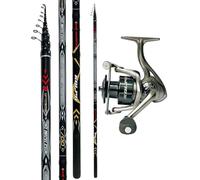 Kolpo kit da pesca bolognese 6 mt con mulinello frizione anteriore