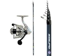 Kolpo kit da pesca bolognese 7 mt con mulinello frizione anteriore
