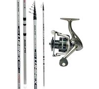 Kolpo kit da pesca bolognese 8 mt con mulinello frizione anteriore