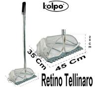 kolpo TELLINARO Grande ZINCATO da Pesca in Mare 45X35X20 CM