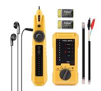 KOLSOL Tester per cavi di rete, tracciatore di cavi Ethernet con controllo della linea telefonica per CAT5 CAT6, RJ11 RJ45 LAN Cable Finder per la continuità