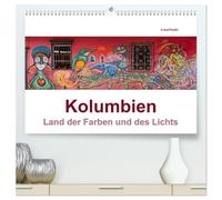 Kolumbien - Land der Farben und des Lichts (hochwertiger Premium Wandkalender 2026 DIN A2 quer), Kunstdruck in Hochglanz: Die Highlights Kolumbiens in beeindruckenden Panoramaaufnahmen