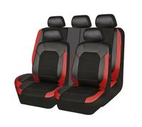 KOLUNF Coprisedili Auto per Ford Focus 2011 2012 2013 2014 2015 2016 2017 2018 Accessori,Pelle Traspirante Impermeabile Antiscivolo Set Completo Copri-Sedile,Red