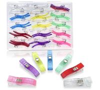 KOLUPA - Mollette da cucito grandi per tessuti e trapunte, in plastica, 30 pezzi, per cucito, trapuntatura, strumenti artigianali, accessori da cucito multiuso