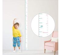 Kolymax Colorrabbit 3D DIY Growth chart Art acrilico Growth chart Ruler Wall Decor per misurazione bambini, grande bianco 210,8 cm, White, Middle 83''*1.37''
