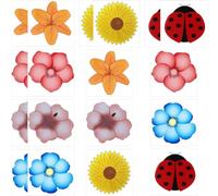 KOLZEMV 18 Pezzi Trappola per Mosche per Finestre Con Girasole acchiappa mosche trappole per mosche trappola mosche trappola zanzare per Parassiti,Trappole Mosche,Adatto per Uso Interno ed Esterno