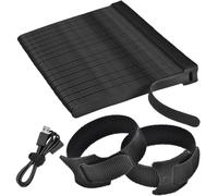 KOLZEMV 50 Pezzi Fascette Cavi Riutilizzabili, cable management, Fermacavo Adesivo, Cinghie per Cavi Multiuso, 12 mm Stringicavo Regolabili, Ideali per Fissare, Raggruppare e Cable Management- Nero