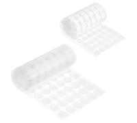 KOLZEMV Tondini Adesivi Tondo [316 Coppie], velcro adesivo, velcro adesivo rotondo,10/20 mm Gancio e Anello Nastro Puntini Auto Adesivo da Attaccare per Decorazioni da Parete, Foto, Oggetti