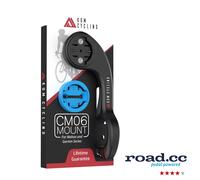 KOM Cycling CM06 - Supporto per computer GoPro a sgancio rapido per computer da bici Wahoo e Garmin (supporto per bici compatibile con Edge 1050, Wahoo Ace e altri) 1050, compatibile con accessori