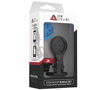 KOM Cycling Supporto per manubrio a sgancio rapido GoPro per computer Wahoo e Garmin Bike Computer (supporto per bici per Edge 1040, Elemnt Roam, Elemnt Bolt v2) compatibile con accessori GoPro