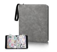 KOMABLEN 900 Tasche Raccoglitore Carte Magic, 50 Pagine Album Carte Collezionabili, Trasparente PU Card Binder, Album Porta Carte per Pokémon, MTG, Carte da Sport