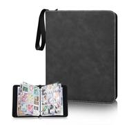 KOMABLEN 900 Tasche Raccoglitore Carte Magic, 50 Pagine Album Carte Collezionabili, Trasparente PU Card Binder, Album Porta Carte per Pokémon, MTG, Carte da Sport