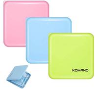 KOMANO set 4pz.Porta mascherina colorati-Custodia mascherine rigida-Contenitore mascherina-Astuccio per proteggere da polvere e sporcizia-Organizer borsa