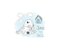 Komar 101 Dalmatiner Bedtime, Blu, 40 x 50 cm