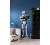 Komar 14722h Adesivi decorativi Star Wars Stormtrooper freestyle - nero/bianco (4 pezzi)