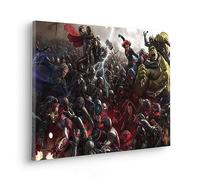 Komar Avengers War - Quadro da parete per cameretta dei bambini, dimensioni: 30 x 60 cm